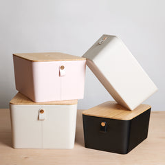 Multisize 3 Pack - Nesting Vegan Leather Baskets | Folden Lane